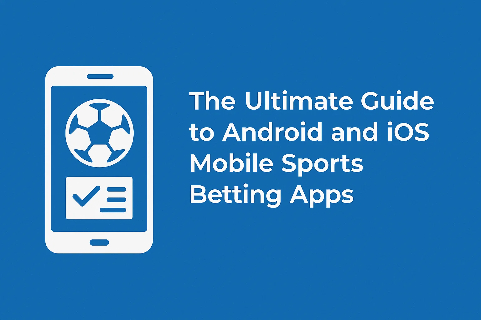 The Ultimate Guide to Android and iOS Mobile Sports Betting Apps