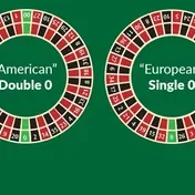 European and American roulette wheels