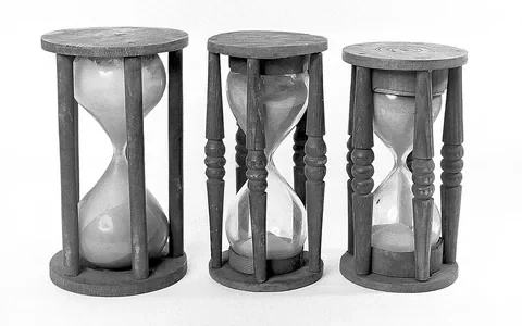 Three hourglasses