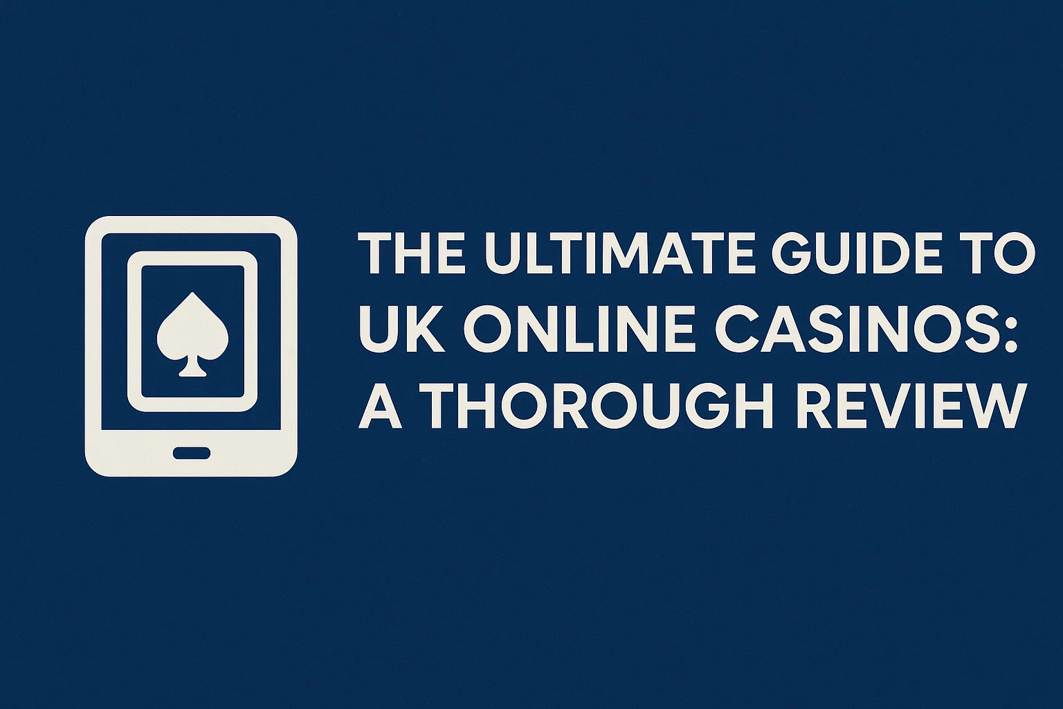 The Ultimate Guide to UK Online Casinos: A Thorough Review