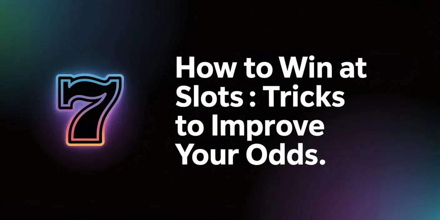 How to win at slots : Tricks to improve your odds